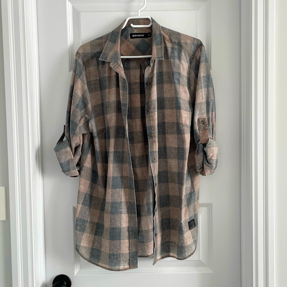 Beau Hudson Plaid Button Up